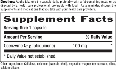 Country Life Simply CoQ10 100mg Vegan Softgels, 60 ct for Heart Function & Energy
