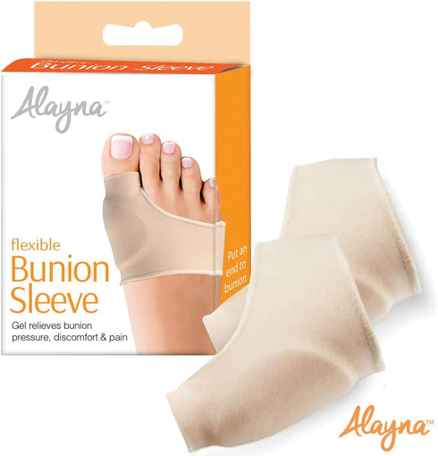 Alayna Bunion Corrector Gel Pad Cushion Splint for Men & Women, Orthopedic Bunion Protector (2 PCS) (Small)