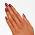 OPI Nail Lacquer Nail Polish, Opaque Bright Red Shimmer, Vegan, Fast Drying