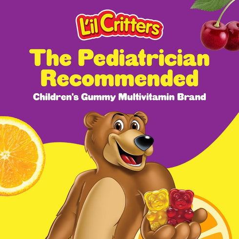 L'il Critters Multi Plus Digestion Gummy Daily Multi Vitamin for Kids, 90 Gummies