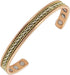 Elegant Design Magnetic Field Copper Bracelets, Unisex, Adjustable with Ultra Strength Magnets