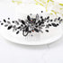 Yean Decorative Black Hair Comb with Baroque Rhinestones, Hair Accessories Headpiece for Women