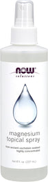 NOW Foods Magnesium Topical Spray - Highly Concentrated, 8 Fl Oz from Ancient Zechstein Seabed