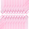 lyy-biuty 20 Sheets Flower Wrapping Paper, Pink Border Floral Paper for Bouquet Gift Packaging DIY Crafts, 22.8 x 22.8
