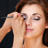 10 Pcs Angled Eyebrow Eyeliner Brush Set, Flat Applicator, Ultra Thin Angled Eyeliner Eyeshadow Makeup Brush