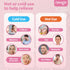 NEWGO Cold Eye Mask Cooling Eye Mask for Dry Eyes, Gel Eye Mask Eye Ice Pack Reusable Cold Eye Compress for Dark Circles, Migraines, Eye Surgery, Skin Care (Pink-2Pack)