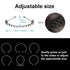 Metal Hair Bands for Men & Women, Black Wavy Hair Bands, Spring Outdoor Sports Headbands