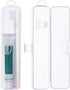 Toothbrush Case 2 Packs, Transparent Travel Holder, Plastic for Toothbrush, 7.87 x 1.85 x 1.18 inches