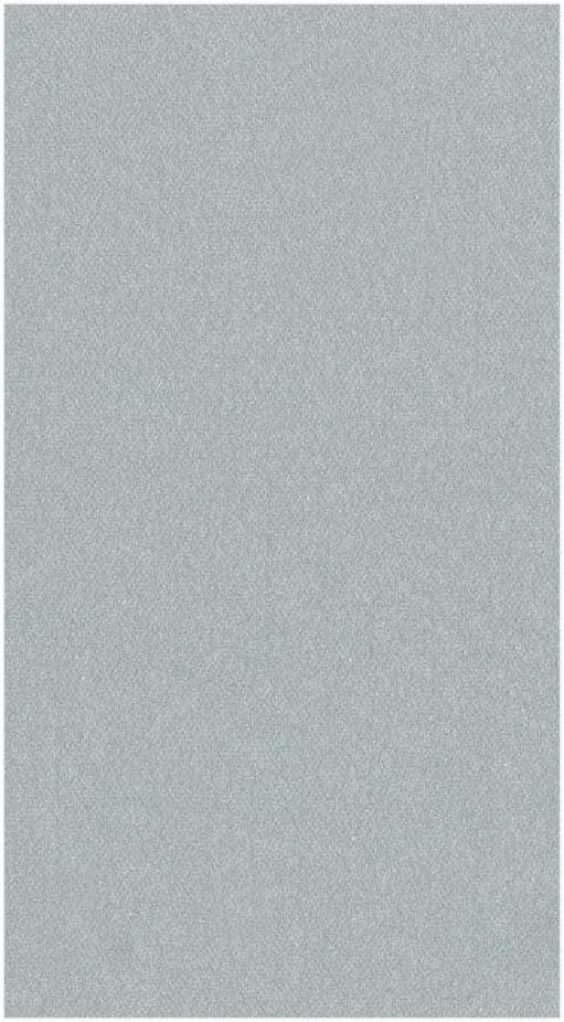 Caspari Paper Linen Solid Guest Towel Napkins in Silver - Four Packs
