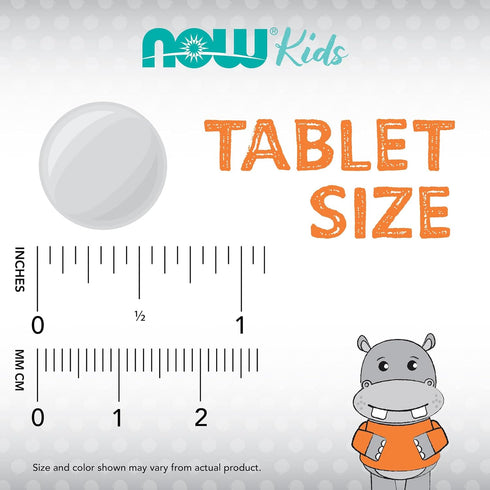 NOW Supplements Kid Vits Berry Blast, Sweetened with Xylitol, 120 Chewables