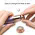 tuokiy Generation 2 Replacement Head for Flawelss Facial Hair Remover, 18K Rose Gold Plated Blades, 8 Count