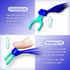 Evolutionary Clean Dental Flossers, Kit of Refills Plus Long Handle, 200 T-Tension Refills