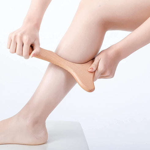 Release-11 6inches Komogir Wood Therapy Massage Tool Wooden Lymphatic Drainage Massager Body Sculpting Tools