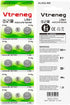 Vtreneg 10 Pack LR41 AG3 392 384 192 L736 L736f 1.5V Button Batteries Alkaline Battery for Thermometer