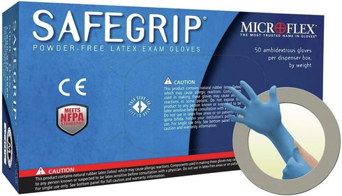 Ansell MICROFLEX Diamond Grip MF-300 Exam Standard Gloves - Size XL, Natural