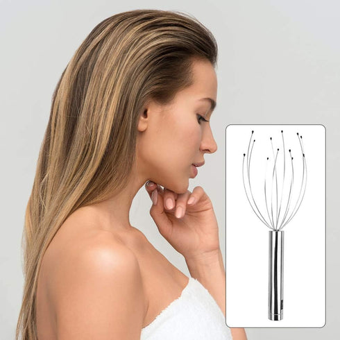 Healifty Head Massage Tingler, Electric Claw Scalp Massager for Deep Relaxation and Hair Stimulation for All