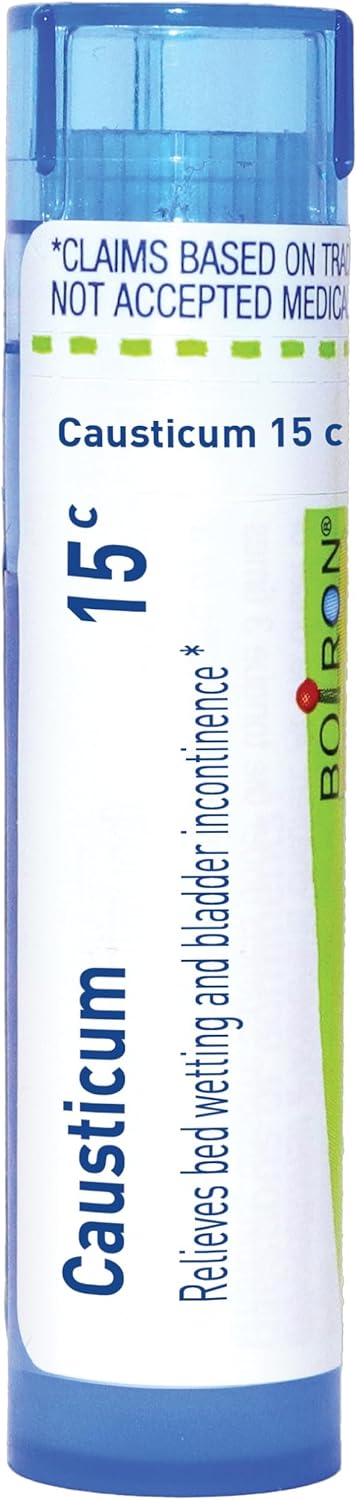 Boiron Causticum 15C for Bed-Wetting & Bladder Incontinence, 80 Pellets