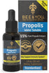 Bee and You 100% Natural Pure Propolis Extract, Water Soluble, High Potency Immune Support Supplement, 1 Fl Oz