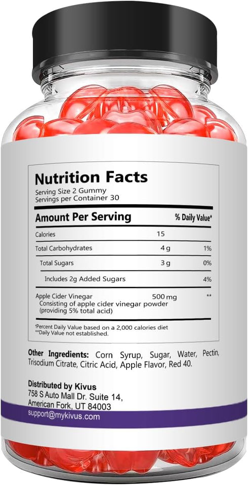 kivus Premier Keto Gummies - 120 Gummies (2 Pack) with Premier Keto + ACV