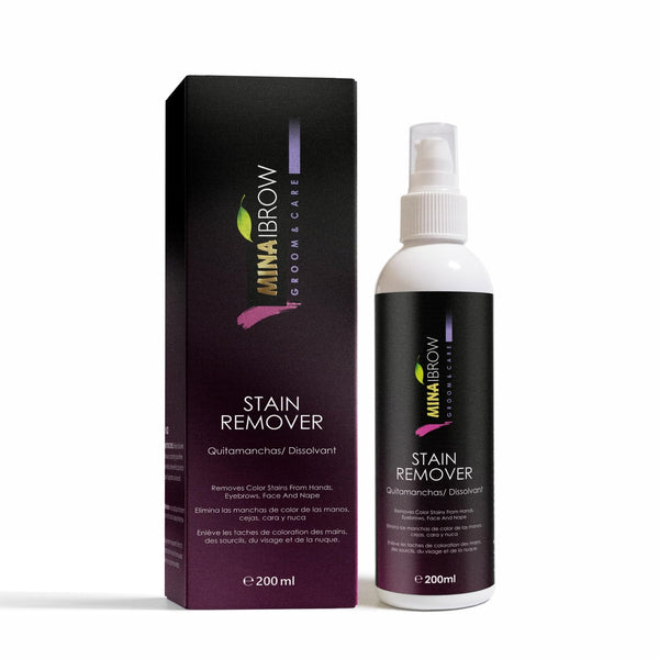 Mina Henna Tint Stain Remover 200ml, Quickly and Gently Removes Hair Color from Scalp, Skin, Beard, Mustache