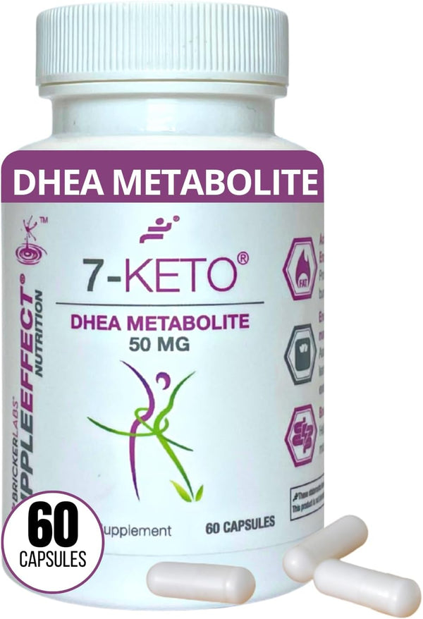 7-Keto DHEA Metabolite 50 mg Dietary Supplement - Safe and Effective Weight Management Support, 60 Capsules