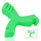 1 Piece Food Grade Silicone Y Shaped Aligner Chewies, Teeth Braces Aligner Tray Seaters for Chompers, Green