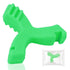 1 Piece Food Grade Silicone Y Shaped Aligner Chewies, Teeth Braces Aligner Tray Seaters for Chompers, Green