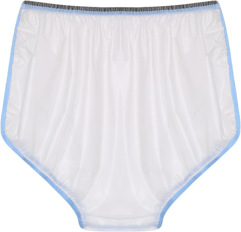 Lorilida Mens Unisex Washable Adult Diaper Cover Waterproof Leakproof Underpants Plastic Underwear Hiking