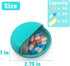 INVODA Travel Pill Organizer Cute Round Pill Box for Purse Compact Medicine Container for Pills, Fish Oil, Vitamins
