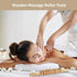 Tressify Set 2Pcs Wooden Manual Massage Roller Back & Body Massager Stick For Muscle Relief