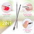 Teenitor Nail Polish Gel Remover Tool Kit with Soak Off Clips, Cuticle Pusher, Peeler, Scraper, and Nail Brush