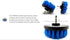 4 Piece Drill Brush Attachment Set, Scrubbing Pad and Sponge, Deep Cleaning Kit for Bathroom Kitchen and Car