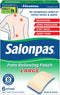 Salonpas LARGE Pain Relieving Patch, 6 Count for Back, Neck, Shoulder, Knee Pain, 8 Hour Muscle Soreness Relief