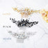 Yean Decorative Black Hair Comb with Baroque Rhinestones, Hair Accessories Headpiece for Women