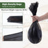 Jaoul Medium Trash Bags, 8 Gallon, 0.97 Mil Extra Strong, 60 Counts, Black, for Home Office Kitchen