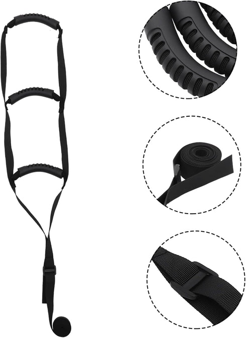 PartyKindom Get up Auxiliary Strap Belts for Seniors Transfer Sling for Elderly and Disabled Standing Helper