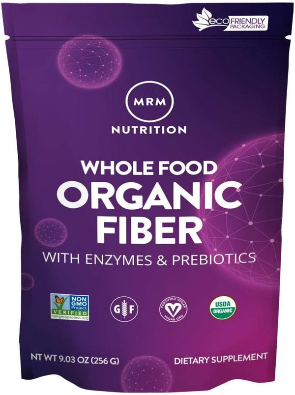 MRM Nutrition Whole Food Organic Fiber, 32 Servings for Digestive Health