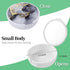 Retainer Case, Cute Mouth Guard Case with Mirror and Ventilation, Orthodontic Aligner Case (Gray Marble)