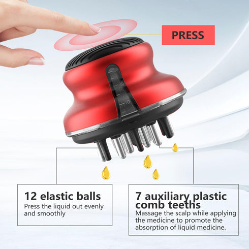 Hair Oil Applicator Comb, Scalp Oil Applicator for Hair Care, Anti Hair Loss Lotion Dispenser for Salon