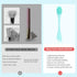 MSQ Silicone Face Mask Brush, 2 Pack Soft Facial Cleansing Scrubber for Skincare