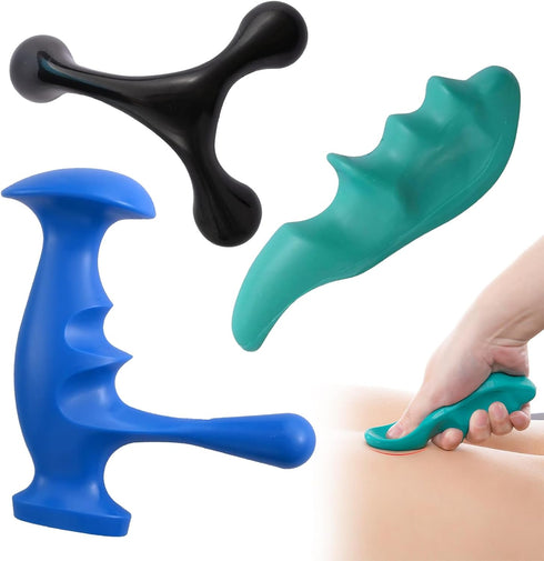 hautllaif Manual Trigger Point Massage Tool and Thumb Saver for Full Body Deep