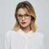 JOSCHOO Blue Stripe Computer Reading Glasses - Blue Light Blocking Readers for Men and Women (2.5)