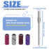 Mesee 2 Pieces Mandrel Bits for Small Nail Sanding Bands, 3.1mm Mini Mandrel Nail Drill File Heads