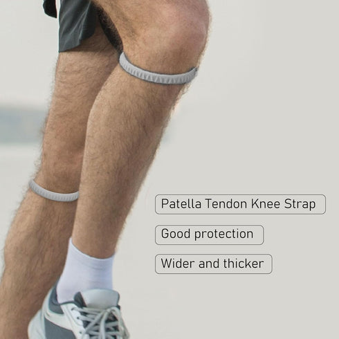 ZJchao Knee Support Strap, Patella Tendon Knee Straps Soft Sports Support Band for Basketball Running