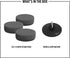 Dirt Devil 3-Piece 3.5" Scour Pad Cleaning Brush Set for Use On Metal, Granite and More, Tough Whole-Home Cleaning,