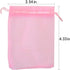 50pcs Organza Bags-Mix Color 3.54''x4.33'' Satin Drawstring Pouch for Wedding Party Favor Gift Bags