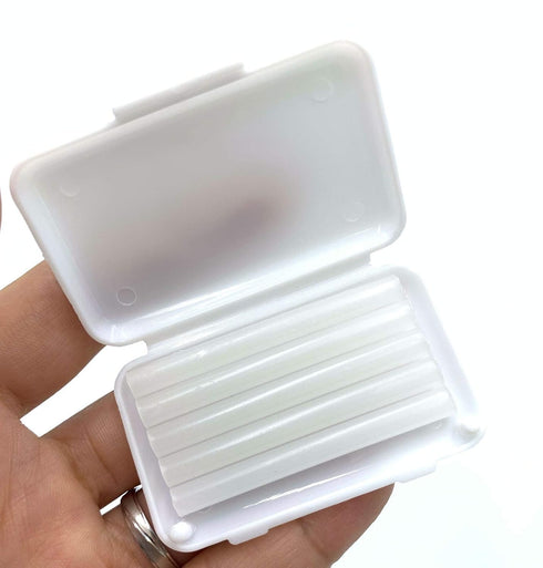 10 Pack Dental Wax for Braces Wearers - Original Scent, White Color Orthodontics Wax