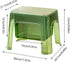 Generic Shower Stool - Clear Bathroom Bench with Storage Space,Seat for Shower - for Bathroom Kitchen Bedside Vanity