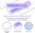 Perineal Ice Packs for Postpartum Reusable, Perineal Cold Packs, Postpartum Hemorrhoid Pain Childbirth Recovery Care, 2 Gel Pads+5 Washable Sleeves (Purple)