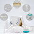 Contact Lens Case with Cleaner Washer, Portable Eye Contacts Applicator Remover Tool Kit with Mirror, Travel Size